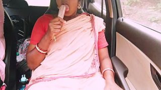 Sultry Indian Maid Gets Nasty In The Car With Steamy Telugu Whispers
