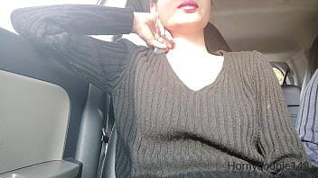 Desi Cutie Gets Her Fingers Worked Before Giving A Sloppy Handjob In The Car